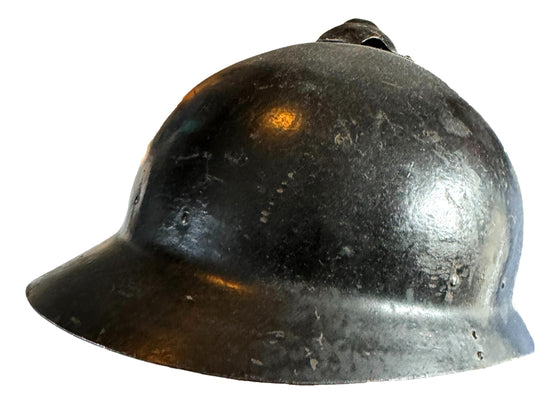 M1917 Finnish/Soviet "Sohlberg" Helmet with Civil Defense Paint and Liner