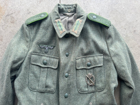 WW2 German M40 Tunic Used in Reveille. Richter's Tunic W/Award