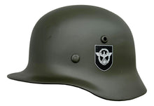  WW2 German M35 Double Decal Police Helmet- Repro
