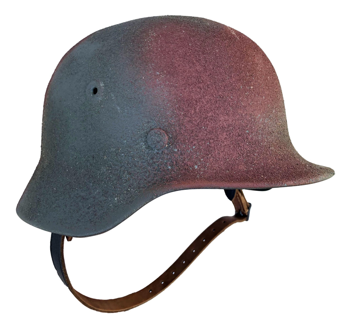 WW2 German M40 "Normandy" Rough Texture Camo Helmet. Size 57CM