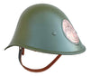 WW2 Romanian M39 Steel Helmet With Front Badge - Restored