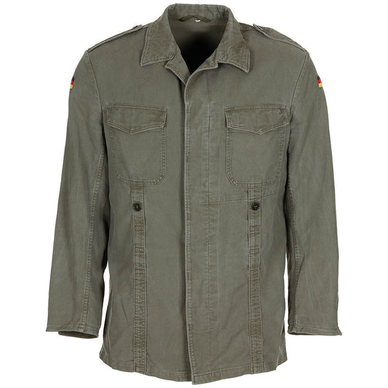 German Bundeswehr OD Moleskin Field Jacket- Used