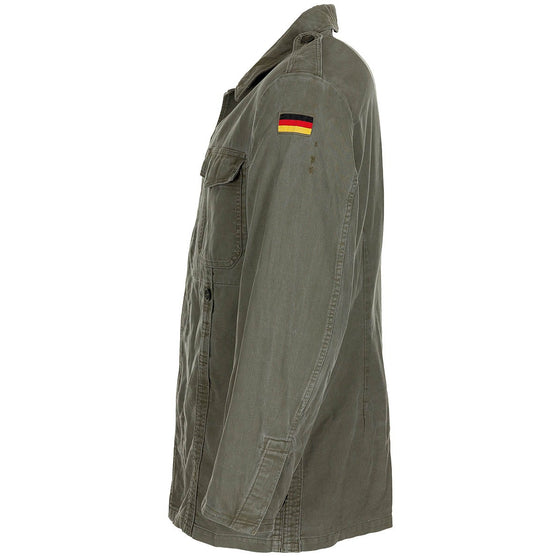 German Bundeswehr OD Moleskin Field Jacket- Used
