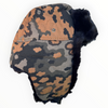 Mike's Militaria WW2 German Oak A Autumn Camo Ushanka Winter Fur Hat