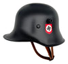 German Allgemeine SS M18 Steel Helmet with Decals- Reproduction