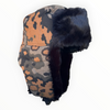 Mike's Militaria WW2 German Oak A Autumn Camo Ushanka Winter Fur Hat