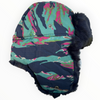 Mike's Militaria "Miami" Tiger Stripe Camo Ushanka Winter Fur Hat