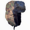 Mike's Militaria Swiss TAZ16 Woodland Camo Ushanka Winter Fur Hat