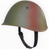 WW2 Italian M33 Helmet, Restored with Gothic Line Camo Paint. Size 57cm