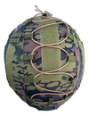 Hi-Cut FAST Helmet Cover. WW2 German SS Oak A Green/Summer Camo.