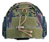 Hi-Cut FAST Helmet Cover. WW2 German SS Oak A Green/Summer Camo.
