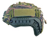 Hi-Cut FAST Helmet Cover. WW2 German SS Oak A Green/Summer Camo.