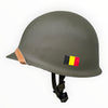Belgian M1951 Steel Helmet With Liner- Excellent Condition