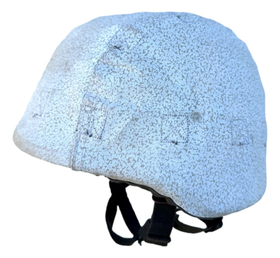 German Bundeswehr Flecktarn Kevlar Helmet Cover- Used