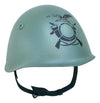 WW2 Italian M33 Helmet, Restored with Alpini Stencil. Size 58cm