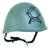 WW2 Italian M33 Helmet, Restored with Bersaglieri Stencil. Size 57cm