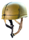 WW2 German M38 Fallschirmjäger Helmet- Reproduction with Crete/Italy Camo and Wire