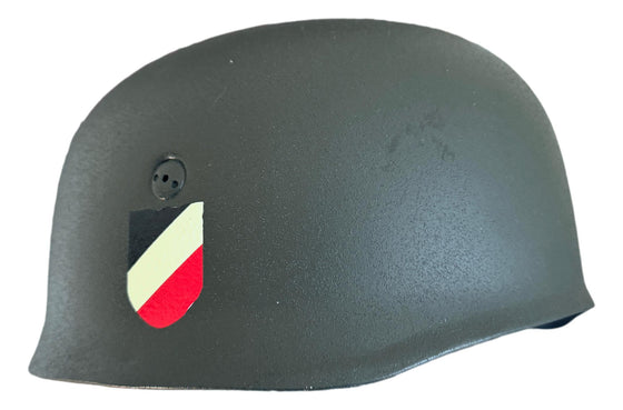 WW2 German M38 Fallschirmjäger Helmet- Reproduction with Double Decals