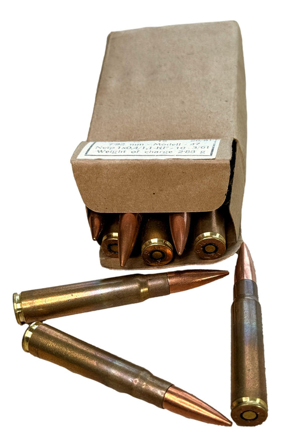 1960s Bulgarian 7.92x57mm Ammo. 15 Rd box
