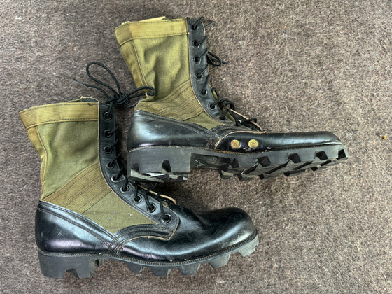 U.S. Vietnam War 3rd Pattern Jungle Boots with Panama Soles- Unissued, Size 9N