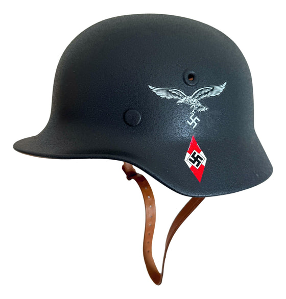 WW2 German M40 "Luftwaffenhelfer" Steel Helmet