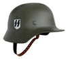WW2 German M35 Double Decal Waffen SS Helmet- Repro