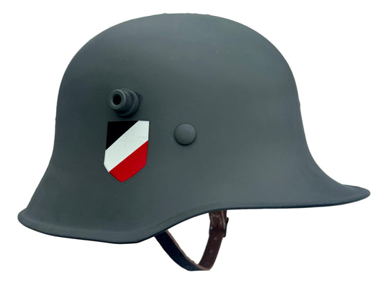 WW2 German M18 Transitional Heer Double Decal Helmet. Size 57Cm liner.