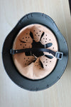 WW2 German M40 Single Decal Heer Helmet With Normandy Chicken Wire 57CM Liner.