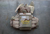 Hungarian Desert Camouflage Flak Vest with Plates, Size Small