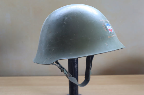 Yugoslavian M59/85 Helmet with Custom Croatian Stickers