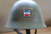 Yugoslavian M59/85 Helmet with Custom Croatian Stickers
