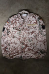German Desert Flecktarn Field Shirt, Size XL with Patches.