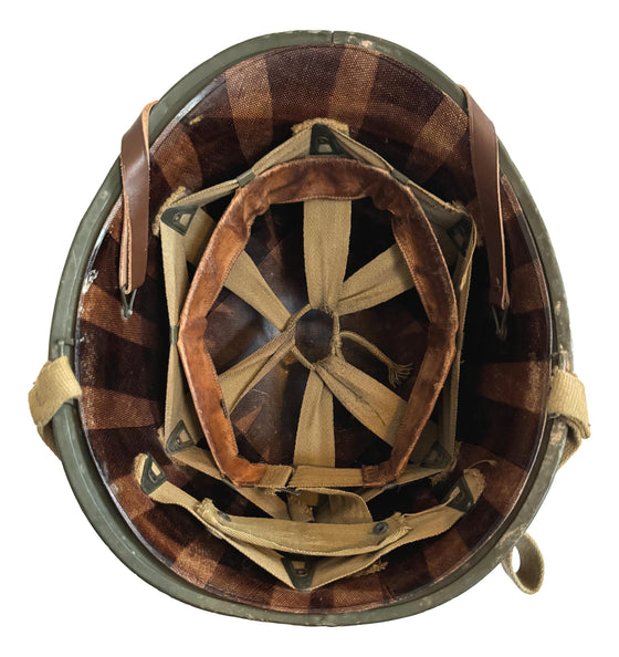 WW2 U.S. 36th Infantry Division M1 Steel Helmet used in Reveille