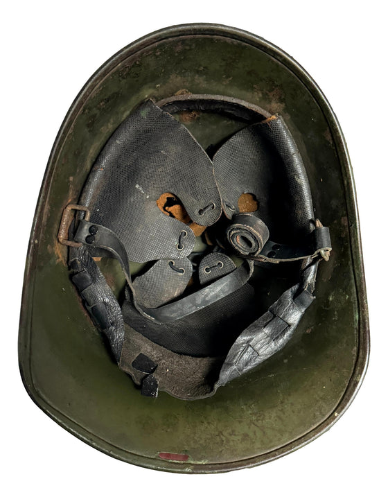 WW2 Dutch M34 Steel Helmet with Badge