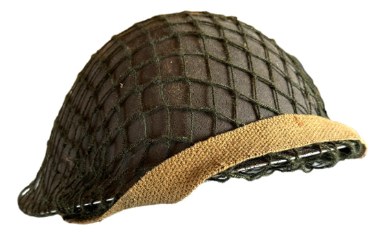 Early British MkIV "Turtle Shell" Helmet with Net