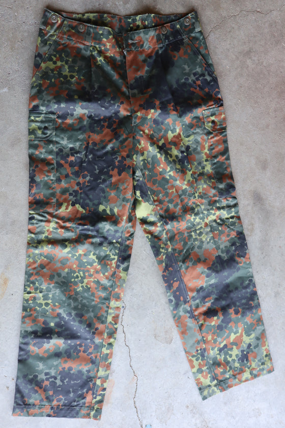 Unissued Condition German Size 9 (36") Flecktarn Trousers