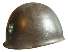  Swedish M37/65 Steel Helmet, Size Large.