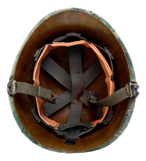 USMC Vietnam War M1 Helmet with Original Cover #3