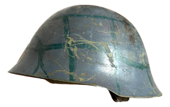 Yugoslavian M59/85 Steel Helmet with Custom Navy Paintjob.