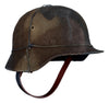 WW2 German M40 "Normandy" Rough Texture  Camo Helmet With Wire. Size 56CM