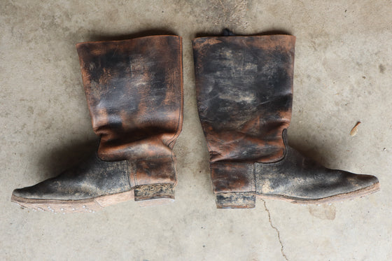 WW2 German Reproduction Jack Boots, Size 13, used in Reveille.
