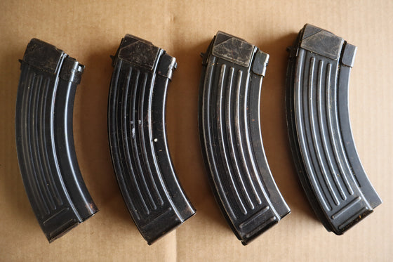 Lot of 4 Surplus Yugoslavian M70 30 Rd Mags