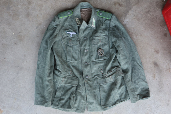 WW2 German M40 Tunic from Reveille. Richter's. 44" Chest