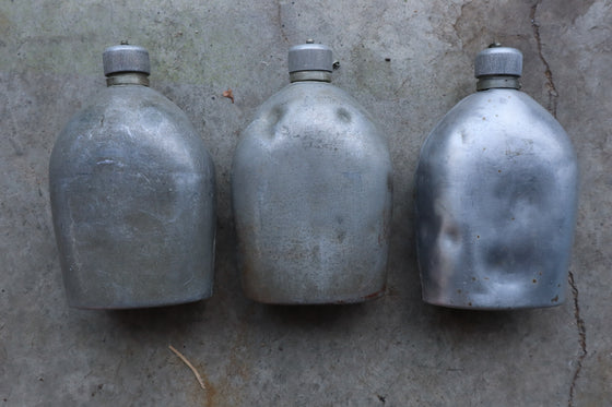 Lot of 3 U.S. WW1 M1910 canteens.