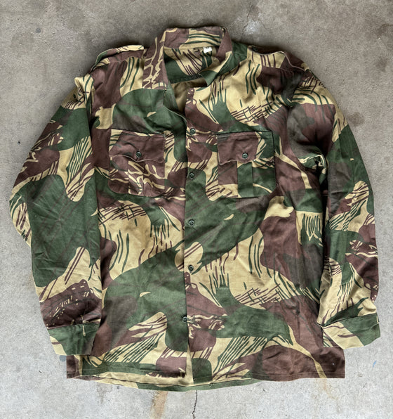 Rhodesian Brushstroke Camo Field Shirt- Size 50" Chest, Used