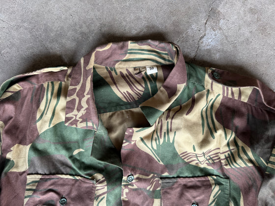 Rhodesian Brushstroke Camo Field Shirt- Size 50" Chest, Used
