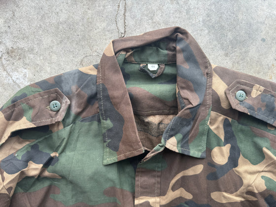 Croatian Woodland Camouflage Lightweight Field Shirt, Size 50" Chest