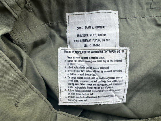 U.S. Unissued 1st Pattern Jungle Fatigue Trousers, Medium Regular