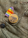 WW1 U.S. M1917 Service Coat with Local WW1 Victory Medal. 36" Chest