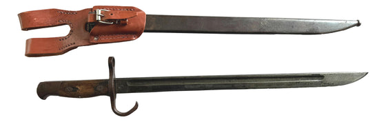 Japanese Type 30 Bayonet with Scabbard and Repro Frog